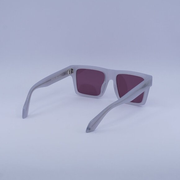Off-White OERI109 LAWTON 0928 Sunglasses Grey Square Frame, Burgundy Lenses main image 6